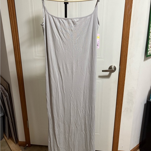 wild fable Dresses & Skirts - wild fable Light Gray Ribbed Slip Dress